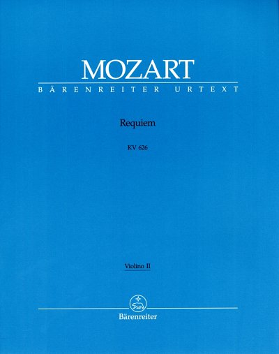 W.A. Mozart: Requiem KV 626, GchOrch (Vl2)