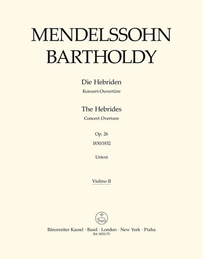 F. Mendelssohn Barth: Die Hebriden op. 26, Sinfo (Vl2)