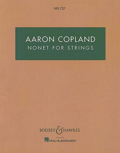 A. Copland: Nonett for Strings (Stp)