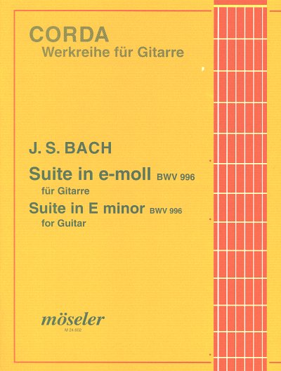 J.S. Bach: Suite E-Moll Bwv 996 Corda Werkreihe