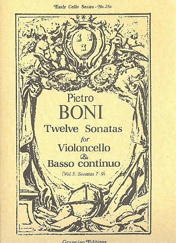 Boni Pietro Giuseppe Gaetano: 12 Sonatas 3 (7-9)
