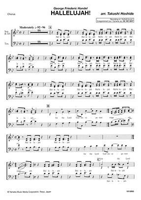 G.F. Händel: Hallelujah!, Gch3Blaso (25Chp)