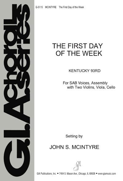 The First Day of the Week, Ch (Stsatz)