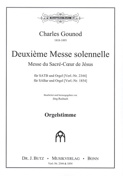 AQ: C. Gounod: Deuxieme Messe Solennelle (B-Ware)