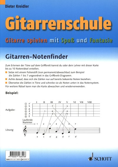 D. Kreidler: Gitarren-Notenfinder, Git (Grt)