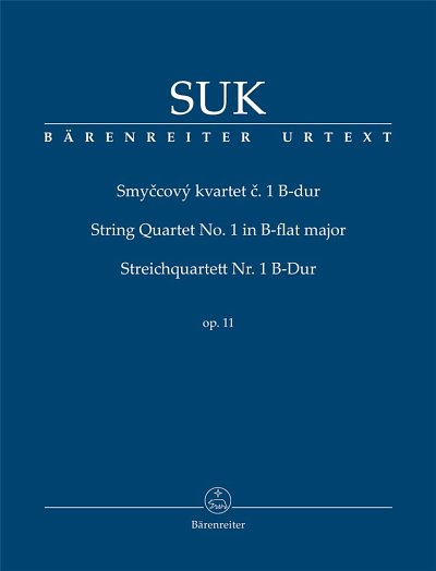 J. Suk: Streichquartett Nr. 1 B-Dur op. 11, 2VlVaVc (Stp)