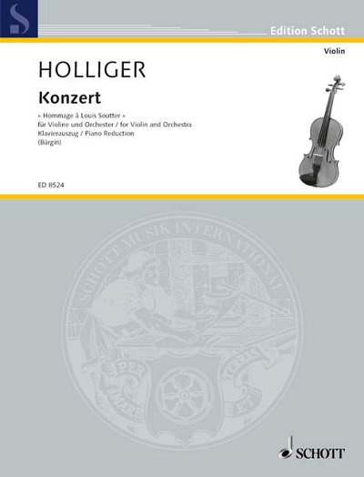 DL: H. Holliger: Konzert, VlOrch (KASt)