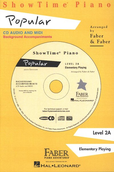 Piano Adventures 2A - ShowTime Popular, Klav (CD)
