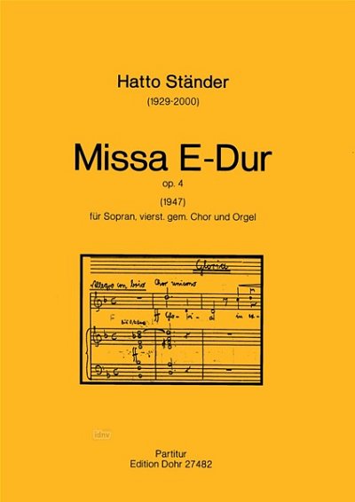 H. Ständer: Missa E-Dur op. 4