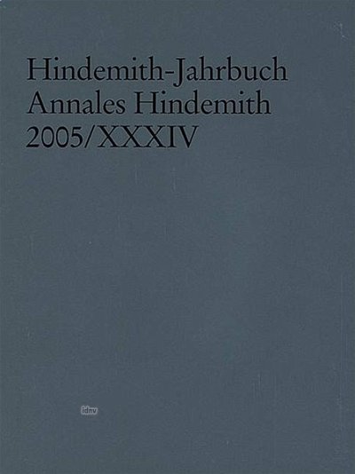 P. Hindemith: Hindemith-Jahrbuch 34 (Bu)