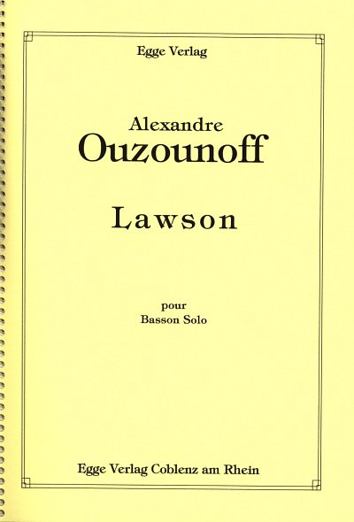 A. Ouzounoff: Lawson, Fag
