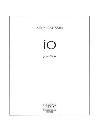 A. Gaussin: Io, Klav