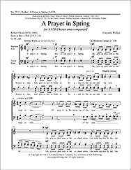 G. Walker: A Prayer in Spring, GCh4 (Chpa)