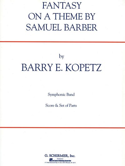 B.E. Kopetz: Fantasy on a Theme by Samuel Bar, Blaso (Pa+St)