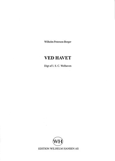 W. Peterson-Berger: Ved Havet (Chpa)