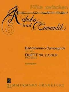 B. Campagnoli: Drei Duette für Flöte und Violine, Duett Nr. 2 A-Dur