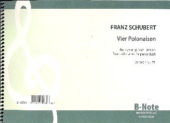 F. Schubert: Vier Polonaisen für Klavier zu v, Klav4m (Sppa)