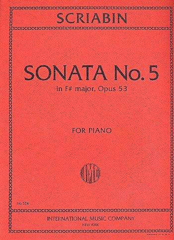 A. Scriabine: Sonata N. 5 Op. 53