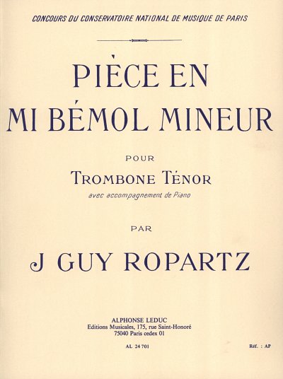 J.-G. Ropartz: Piece en mi bemol mineur, PosKlav (KlavpaSt)