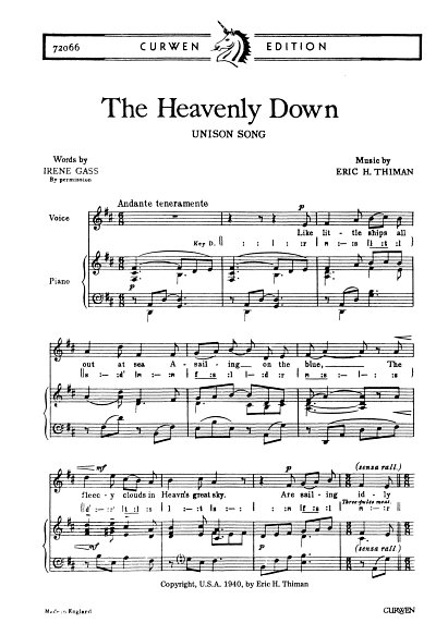 E. Thiman: The Heavenly Down