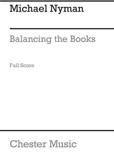 M. Nyman: Balancing The Books, GchKlav