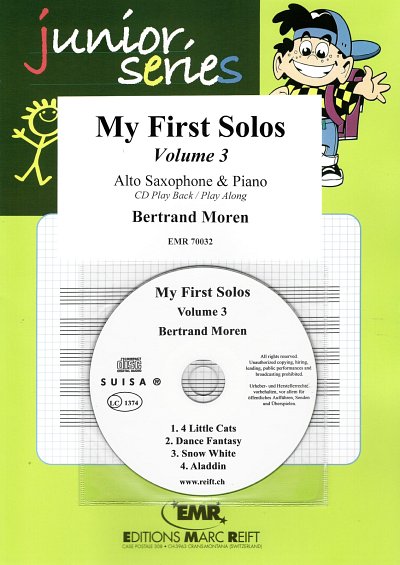 B. Moren: My First Solos Volume 3, ASaxKlav (+CD)
