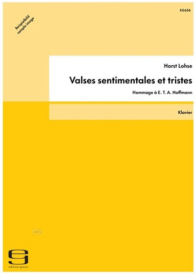 Lohse Horst: Valses Sentimentales Et Tristes