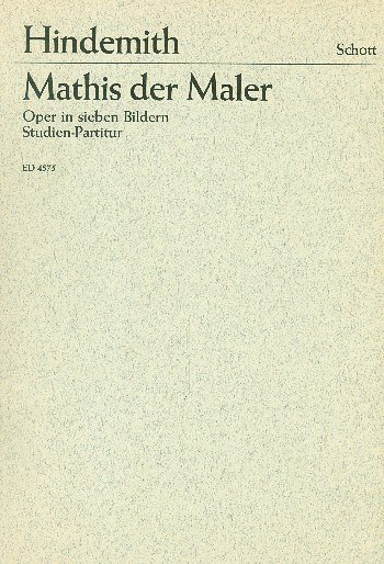 P. Hindemith: Mathis der Maler, GsGchOrch (Stp)