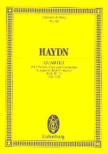 J. Haydn: Quartett C-Dur Op 3/2 Hob 3/14 Eulenburg Studienpa