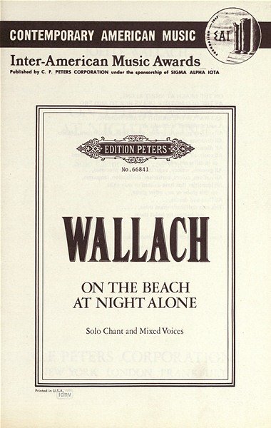Wallach Joelle: On The Beach At Night Alone