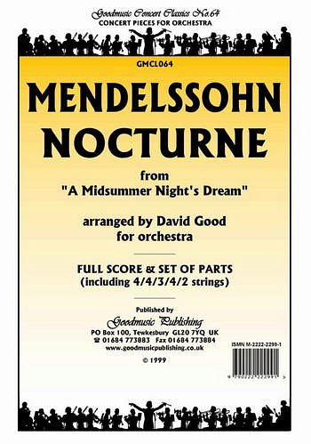 F. Mendelssohn Barth: Nocturne, Sinfo (Pa+St)