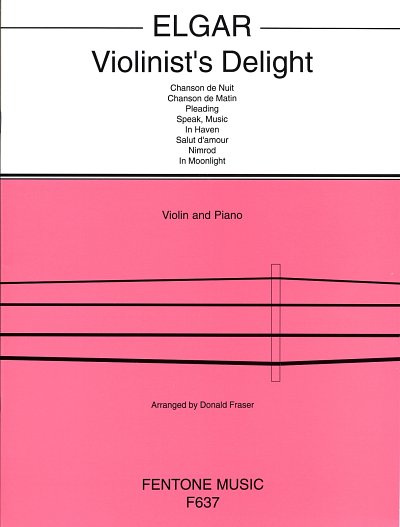 E. Elgar: Violinist's Delight - Violin And Piano, Viol