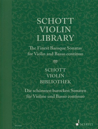 Schott Violin-Bibliothek, Violine, Basso continuo