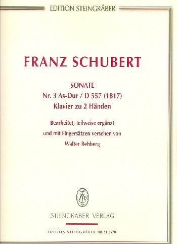 F. Schubert: Sonate As-Dur Nr.3 D557, Klav
