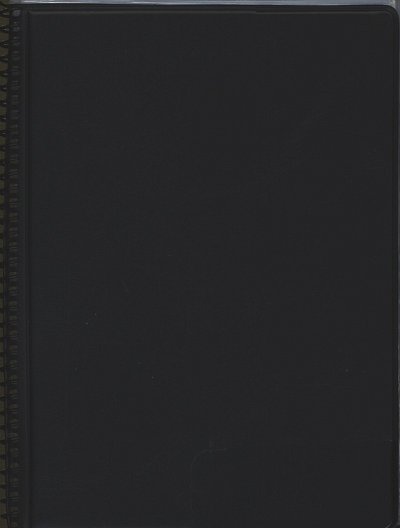 STAR Marschnotenmappe 12,4x17,8cm hoch 15 Taschen schwarz
