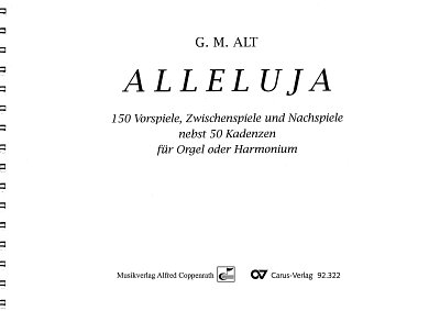 G.M. Alt: Alleluja, Org/Hrm
