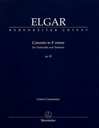E. Elgar: Konzert in e op. 85, VcOrch (Bu)