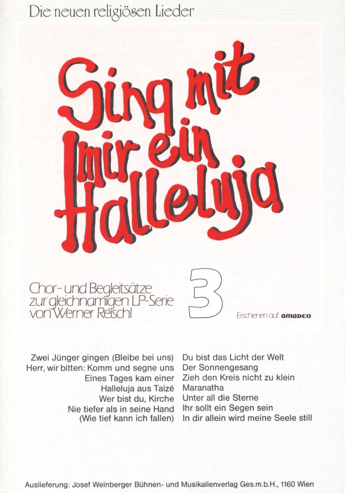 Sing mit mir ein Halleluja 3, Gch (Chpa) (0)