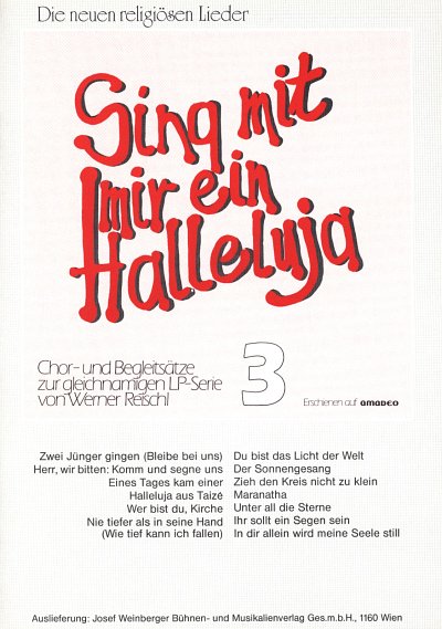 Sing mit mir ein Halleluja 3, Gch (Chpa)