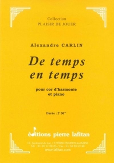 A. Carlin: De Temps En Temps, Hrn