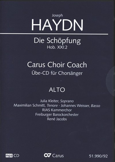 J. Haydn: Die Schöpfung Hob. XXI:2 _ C, 3GesGchOrch (CD Alt)
