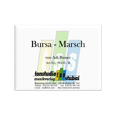 A. Rinner: Bursa-Marsch, Blaso (Dir+St)