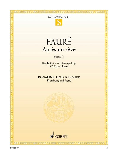 G. Fauré: Après un rêve op. 7/1, PosKlav