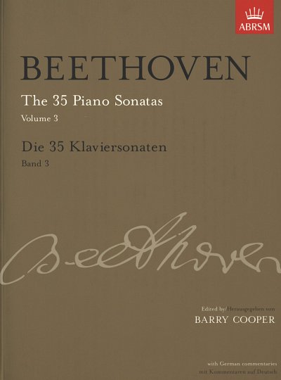 L. v. Beethoven: Die 35 Klaviersonaten, Band 3, Klav