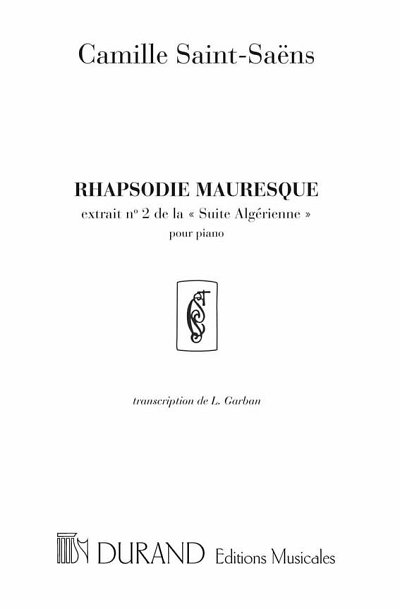 C. Saint-Saëns: Rhapsodie Mauresque Piano , Klav