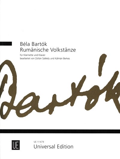 B. Bartók: Rumänische Volkstänze, KlarKlv (KlavpaSt)