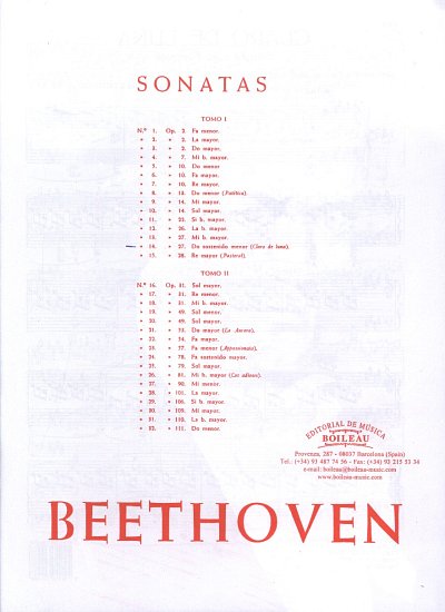 L. v. Beethoven: Sonate Nr. 14 cis-Moll op. 27 (Mondsc, Klav