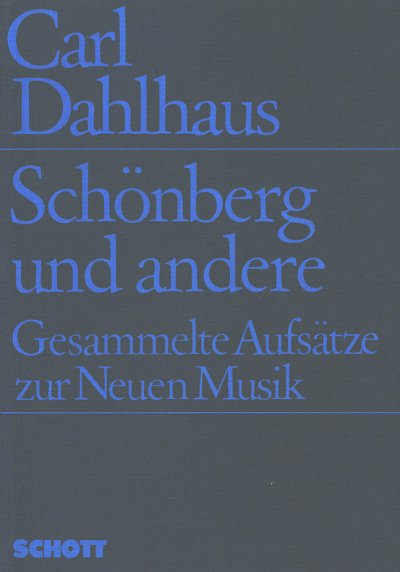 C. Dahlhaus: Schönberg und andere (Bu)
