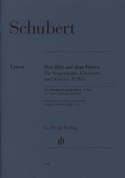 F. Schubert: Der Hirt auf dem Felsen, GesKlarKlav (Pa+St)