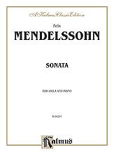 DL: F. Mendelssohn Barth: Mendelssohn: Sonata, VaKlv (Klavpa